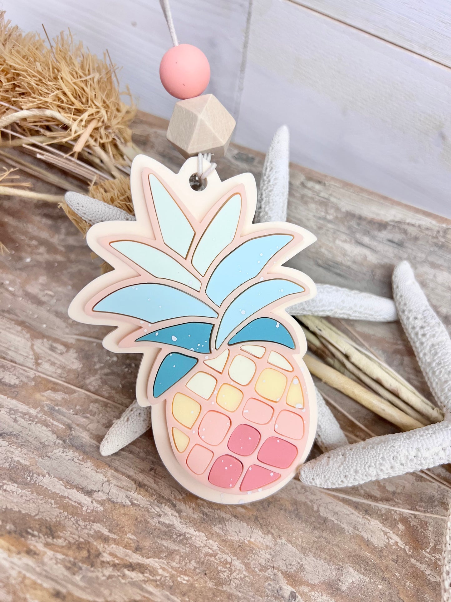 DOUBLE-SIDED Pineapple Car Charm