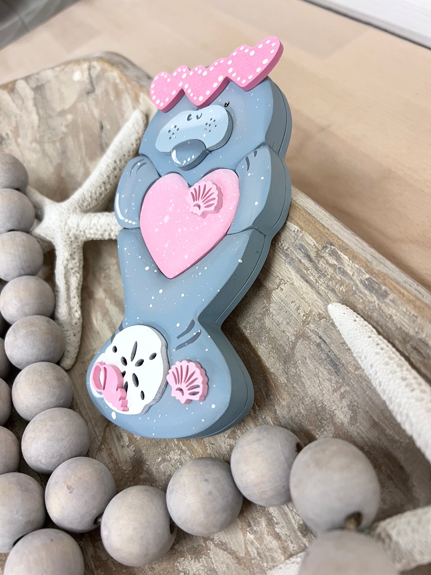 Manatee Valentine MAGNET