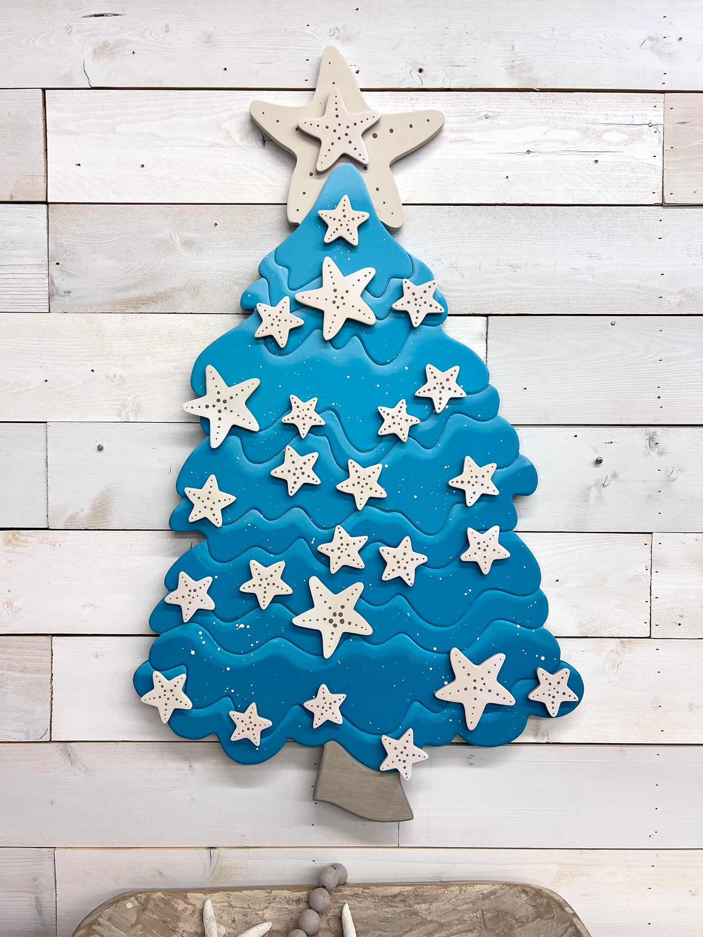 BOLD & BRIGHT Coastal Christmas Advent/Countdown (made to order)