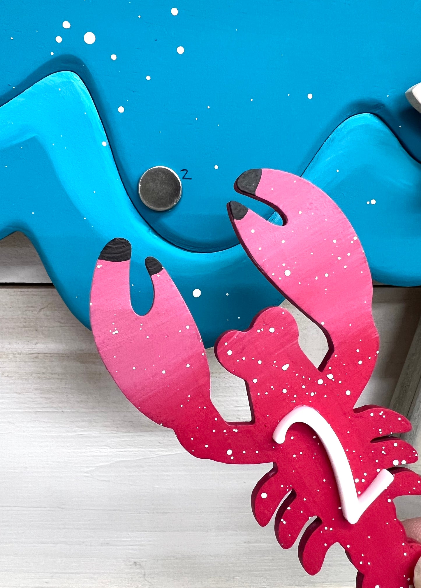 BOLD & BRIGHT Coastal Christmas Advent/Countdown (made to order)